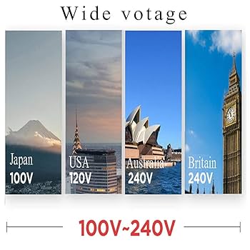 Amazon.co.jp : ミニ電気ケトル、多電圧トラベルケトル100V 120V